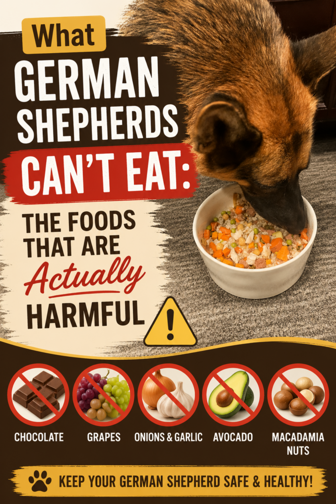 Foods German Shepherds Cannot Eat