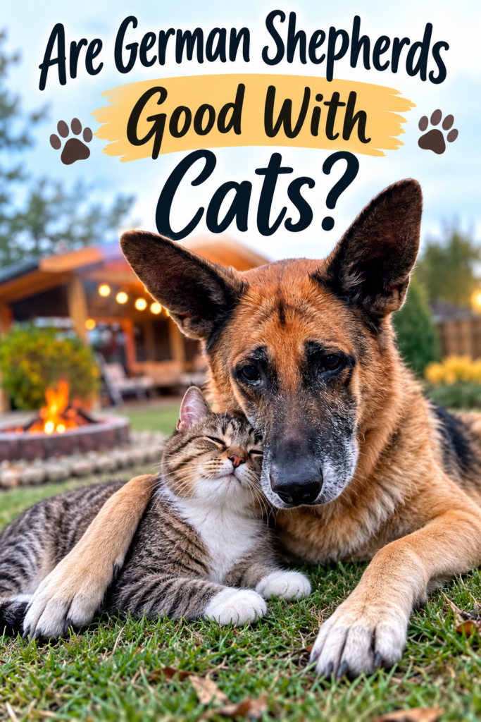 German shepherd cats