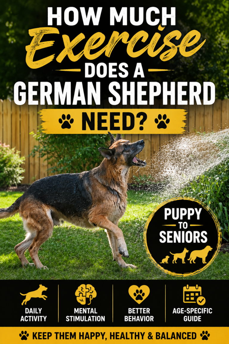 German shepherd exercise